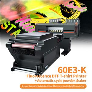 60E3-K Fluorescence DTF T-shirt Printer