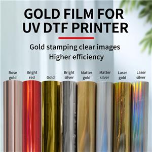 Gold film for UV DTF printer