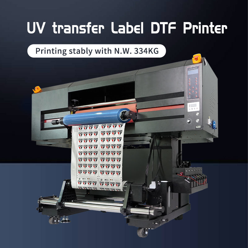 titanjet 60cm UV DTF sticker printer print labels, stickers, logos, su ...